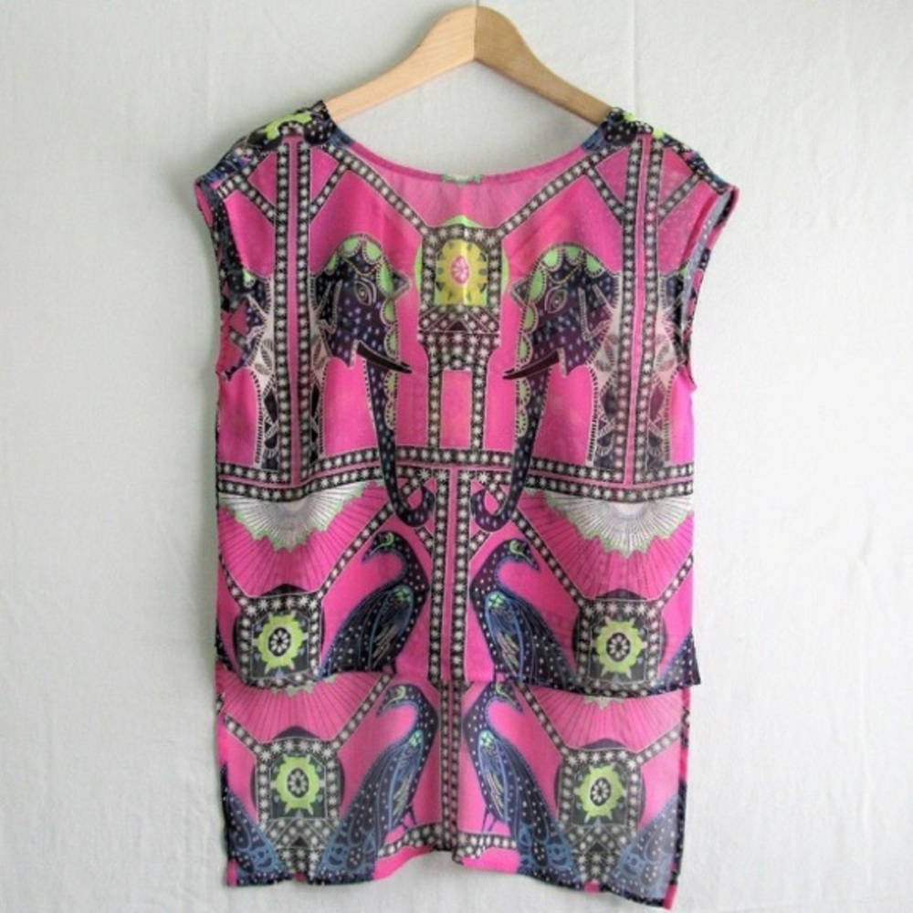 Mara Hoffman sheer elephant top